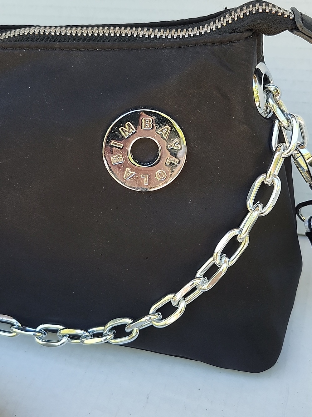 BIMBA Y LOLA BLACK CROSSBODY BAG - Picture 2 of 10